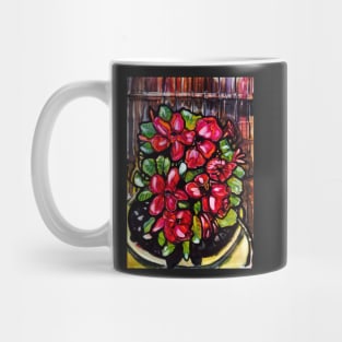 desert roses/fence, Mug